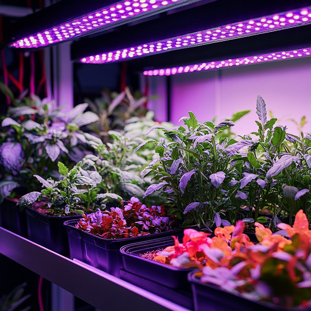 plants grown with hydroponics